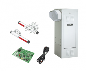 DKS DoorKing Barrera Vehicular Bidireccional, hasta 4 Metros - Incluye Brazo 