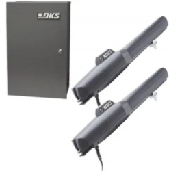 DKS DoorKing Operador ATS para Puerta Abatible Doorking Kit 6006, 5 Metros, hasta 226kg 