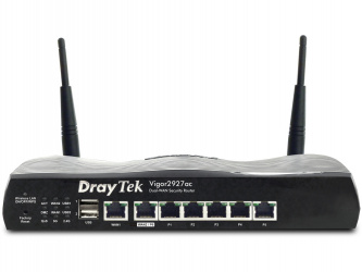 Router Draytek Ethernet de Banda Dual MU-MIMO VIGOR2927AC, Inalámbrico, 867Mbit/s, 5x RJ-45, 2.4/5GHz, 2 Antenas Externas 