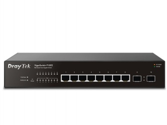Switch Draytek Gigabit Ethernet VigorSwitch P1092, 8 Puertos 10/100/1000Mbps, 20Gbit/s, 4000 Entradas - Administrable 