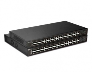 Switch Draytek Gigabit Ethernet Vigor P2500, 44 Puertos 10/100/1000Mbps + 2x SFP, 100Gbit/s, 16.000 Entradas - Administrable 