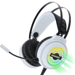 dreamGEAR Audífonos Gamer GRX-500 para Nintendo Switch OLED, Alámbrico, 3 Metros, Blanco/Negro 