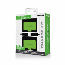 dreamGEAR Kit de Carga para Xbox Series S/X, USB-C, Verde 