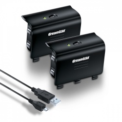 dreamGEAR Kit de Carga DGXB1-6608 para Xbox One, Negro 