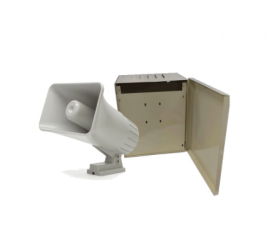 DSC Sirena, Alámbrico, 120dB, Blanco ― Incluye Gabinete GS001 