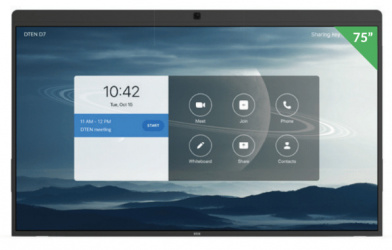 DTEN D7 Pantalla Interactiva Multi-touch para Videoconferencia LED 75
