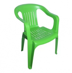 Duna Silla PDA056A-025, Respaldo duro, Verde 