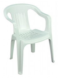 Duna Silla Brexia, Respaldo duro, Blanco 