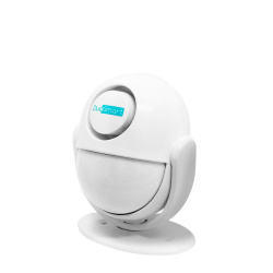 DuoSmart Sensor Movimiento PIR de Montaje en Techo/Pared con Sirena Integrada C10, Inalámbrico, WiFi, hasta 8 Metros 
