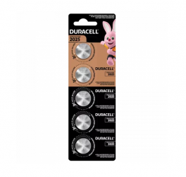 Duracell Pila de Litio CR2025, 3V, 5 Piezas 