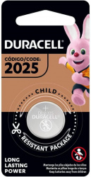 Duracell Pila Botón CR2025, 3V, 1 Pieza 
