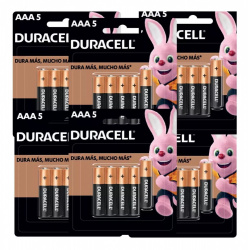 Duracell Pila Alcalina AAA, 1.5V, 30 Piezas 