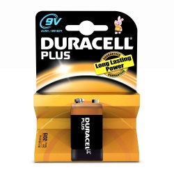 Duracell Pilas 9V Plus, 1 Pieza 