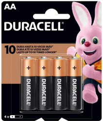 Comprar Bateria Duracell Alcalina AAA - 4 Unidades