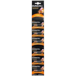Duracell Pila Alcalina AAA, 6 Piezas 