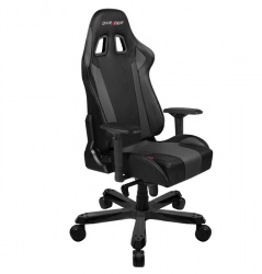 DXRacer Silla Gamer King, hasta 136Kg, Negro 