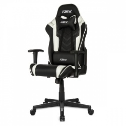 DXRacer Silla Gamer Nex Series,100Kg, Negro/Blanco 