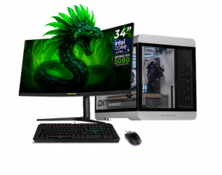 Computadora Gamer Dxt Gaming CM-01038, Intel Core Ultra 9 285K, NVIDIA GeForce RTX 5080, 64GB, 2TB SSD, Wi-Fi, Windows 11 Prueba + Teclado/Mouse/Monitor de 34