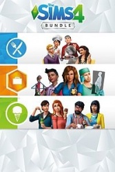 The SIMS 4 Bundle - Get to Work/Dine Out/Cool Kitchen, DLC, Xbox One ― Producto Digital Descargable 