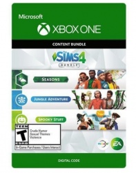 The Sims Bundle 4 Seasons, Jungle, Adventure, Spooky, Stuff, Xbox One ― Producto Digital Descargable 
