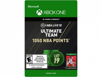 NBA LIVE 19: Ultimate Team 1050 NBA Points, Xbox One ― Producto Digital Descargable 