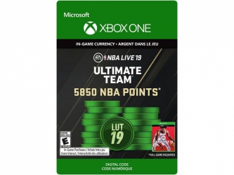 NBA LIVE 19: Ultimate Team 5850 NBA Points, Xbox One ― Producto Digital Descargable 