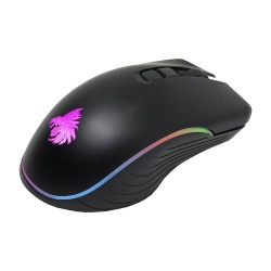 Mouse Gamer Eagle Warrior Óptico Cobra, Alámbrico, USB, 3200DPI, Negro 