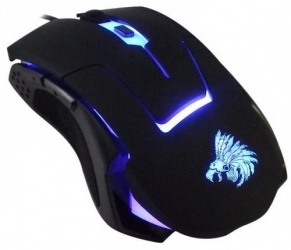 Mouse Gamer Eagle Warrior Óptico G13, Alámbrico, 2400DPI, USB, Negro 