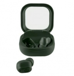 Easy Line Audífonos Intrauriculares con Micrófono Florela, Inalámbrico, Bluetooth, USB-C, Verde 