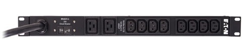 Eaton PDU para Rack 1U EPBZ79, 24A, 200-250V, 20 Contactos 