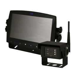 ECCO Kit de Vigilancia EC7008-WK Cámara Infraroja y Monitor Táctil 7
