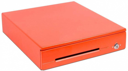 Cajón de Dinero EC Line EC-CD-50M con Llave, 5kg, Naranja 