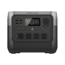 EcoFlow Estación de Carga River 2 Pro, 800W, 768Wh, 3x USB-A, 1x USB-C, 1x Salida DC, 4x Salidas AC, Negro 
