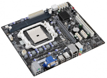 Tarjeta Madre ECS micro ATX A55F-M2, S-FM1, AMD A55, HDMI, 32GB DDR3, para AMD 