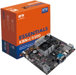 Tarjeta Madre ECS mini ITX KBN-I/5200, AMD Quad-Core A6-5200 Integrada, HDMI, 32GB DDR3 