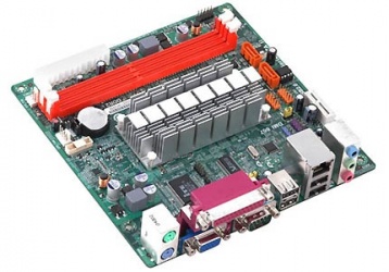 ESC T. Madre mini ITX TIGT-I2 (V1.0), con Intel Single Core Atom D410, 4GB DDR2 800/667MHz 