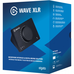 Elgato Interfaz de Audio Wave XLR, USB, XLR, Negro 