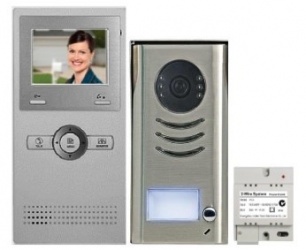 Elikon Kit Videoportero EVD2-30KIT incluye Frente, Teléfono y Fuente de Poder 