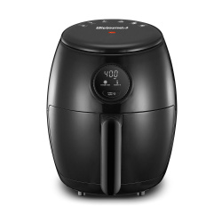 Elite Gourmet Freidora de Aire Elite 2QT, 2.1 Litros, 1000W, 180 °C, Negro  