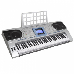 Elton Teclado Digital MK900, 61 Teclas, 200 Tonos, USB, Gris 