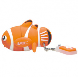 Memoria USB Emtec M317, 2GB, USB 2.0, Pececito 