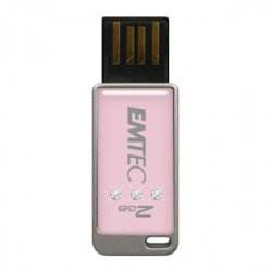 Memoria USB Emtec S310, 2GB, USB 2.0, Rosa 