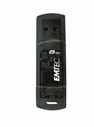 Memoria USB Emtec C250, 8GB, Negro 