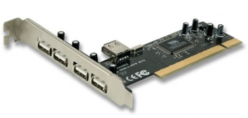 Encore Tarjeta PCI ENLUSB2-5PCI-BR, 0.48 Gbit/s, con 5 Puertos USB 2.0 