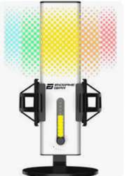 Endgame Gear Micrófono XSTRM Alámbrico, USB, 32 Ohmios, Blanco 