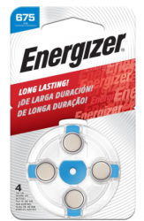 Energizer Pila Auditiva 675, 1.4V, 24 Piezas 