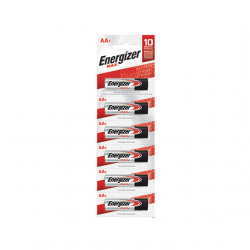 Pila Energizer Max Alcalina Blister AA, 1.5V, 6 Piezas 