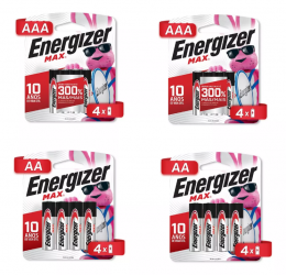 Energizer Pila No-Recargable AA/AAA, 1.5V - incluye 8 Pilas AA y 8 Pilas AAA 