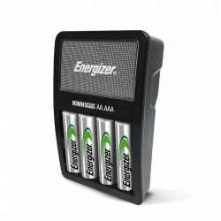 Energizer Cargador Maxi para 4 Pilas AA/AAA — incluye 2 Pilas AAA Recargables 