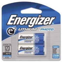 Energizer Pilas de Litio EL123APB2, 3V, 2 Piezas 